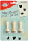 Holzstempel Stern, Herz, Krone -3er Set-