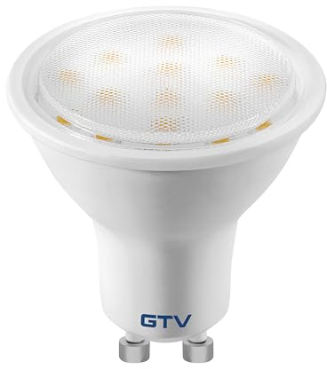 GTV LED Leuchtmittel GU10 2,5W 240lm 4000K Neutralweiß 230V 120° Abstrahlwinkel Reflektorlampe