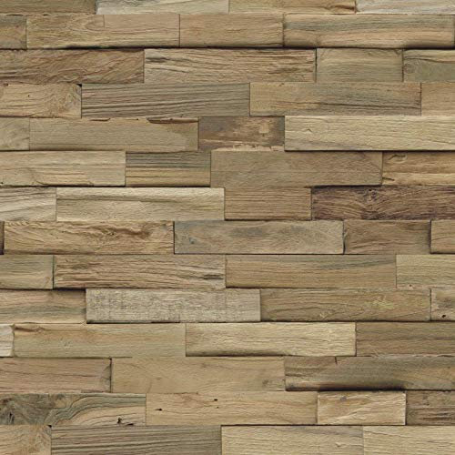 INDO Edel-Holz-Wandverkleidung Teak FSC (Nature)