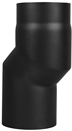 LANZZAS Tubo de estufa de 40 mm de diámetro, DN Ø 150 mm, color: negro metalizado. Otros tubos de nuestra gama se pueden encontrar aquí.
