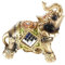 HERCHR Elefanten Deko, Elefant Statue Figure, Glückselefanten-Statuen, Feng Shui-Figur, Heimdekoration Skulptur Reichtum Figur Geschenk Hauptdekoration