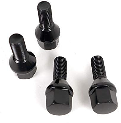 OMP SPEED Set Schraube M14X1.5 SCHLÜSSEL 17 LÄNGE 1.1 Cone, Schwarz