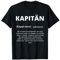 Kapitän Substantiv Definition eines Kapitäns - Captain T-Shirt