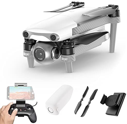 YueLi EVO Lite Foldable Drone,4-Axis Gimbal with 4K Camera,50 Million Pixels,40 Minutes Flight Time,with 1/1.28 Inch COMS Image Sensor,12km Video Transmission RC Drone Quadcopter(Lite, Glacier White)
