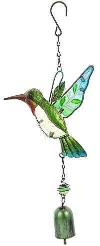 Yardwe 2 Stücke Charming Glas Windspiel Vielseitig Garten Decor Festliche Outdoor Hängen Kunst