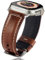 Gitalian Cinturino in pelle compatibile con Apple Watch Ultra Band da 49 mm, 46 mm, 45 mm, 44 mm, 42 mm, per uomo, cinturino retrò in vera pelle ruvida e largo per iWatch Ultra 2, Series10 9 SE 8 7 6