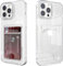 Xerial pour iPhone 12 Pro Coque avec Porte-Carte, Transparent Silicone TPU étui de téléphone, Ultra Mince, Souple, Antichoc Housse de Protection，Bumper Cover