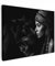 MuchoWow© Wandbilder 80x60 cm Schlafzimmer Home Deko Wohnung Bild Wohnzimmer Fotoleinwand Wand Bilder Leinwand Wall Decor Frau - Panther - Tiere - Schwarz und weiß - Porträt