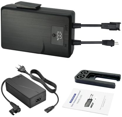 STAIGO Universal Battery Pack for Power Recliner with LED Display-Reclining Furniture,Sofa,Lift Chair,Wireless Rechargeable battery Pack for 2-Pin Electric Motion Furniture [25.2V 2500mAh]