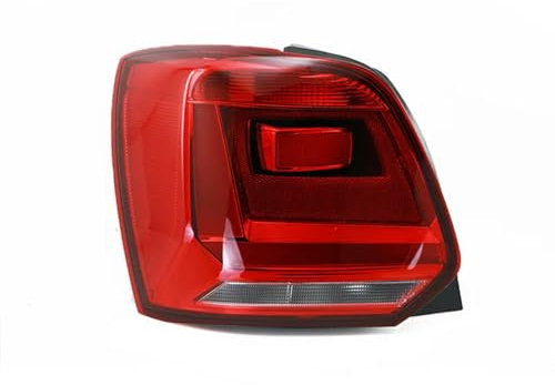 JQUAL Rücklicht Rücklicht Ohne Leuchtmittel Auto Lichter Für VW Polo 6C Fließheck 2014 2015 2016 2017 Rückfahr Licht 6C0945095 6C0945096