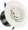 HG Power 4 Inch Adjustable Air Vent Covers for Walls with Flyscreen Mesh 100mm Vent Cover Closeable Round Air Vent Covers for Extractor Fan, Bedroom, White