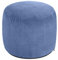 WSOFRLAC Pouf Ottoman, Cord-Poufs (Blau, 50,8 cm)