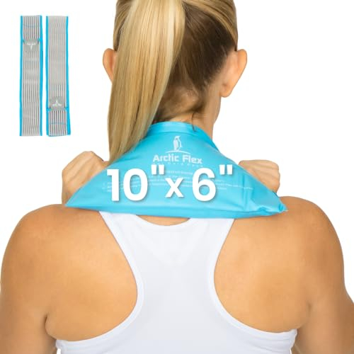 Arctic Flex Wiederverwendbare Gel Eisbeutel - Kältetherapie Eisbeutel - hot/beheizt Kompresse Wrap (Standard (10 x 5))