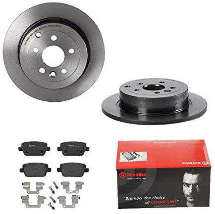 BREMBO BREMSSCHEIBEN Ø302 + BREMSBELÄGE HINTEN FÜR LAND ROVER FREELANDER 2 L359