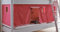 Froschkönig24 Vorhang Set 20764 Pink/rosa Hochbett Etagenbett Stoffset 3tlg