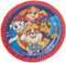 Amscan 9903818- Teller Paw Patrol, 8 Stück, Durchmesser 22,8 cm, Pappteller, Kindergeburtstag