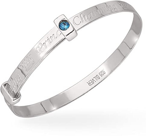 Prince Charming Armreif mit blauem Stein