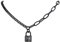 FindChic Personalisierte Kette Schloss Anhänger Edelstahl Statement Schloss Halskette Panzerkette Gliederkette mit Gravur für Jeden Tag Party
