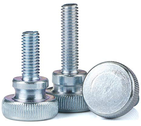 Ding&ng Tornillo de Mano, Tornillo moleteado de Cabeza Grande, Perno Redondo de Cabeza alta-M10 * 50 【1 Pieza】