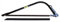 Lot de 2 Lame de scie à buche, 53 cm, denture isocèle