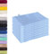 Lavea Série Elena, Lot de 10 Gants de Toilette 15x21 cm, 100% Coton, Ultra Doux & Absorbant, Lavable, Résistant & Idéal pour Peau Sensible - Bleu Dauphin