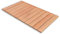 Castelmerlino 236 Pedana Doccia in Larice con Doga Comfort cm 103 x 58 per Piatti cm 120 x 70