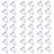 WEIKILLY Comfortable & Secure Clear Plastic Earring Backs，200pcs Premuim Earring Backs