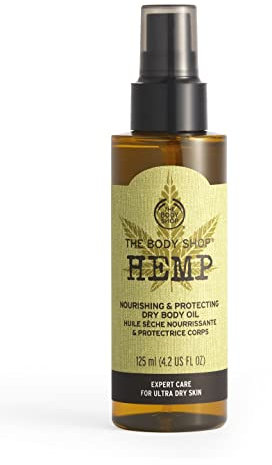 The Body Shop Hemp Nourishing Protect Dry Body Oil Spray New 125ml