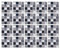 20 Stück 20 x 20cm Mosaik Fliesenaufkleber Wandfliese Aufkleber für Fliesen für Bad und Küche Deko Fliesenfolie selbstklebende Fliesenaufkleber (Graue Mischung)
