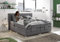 MöbisandMore Designer Boxspringbett 180/200 | Boxspringbett 180x200 mit Motor | H2-H4 bis 130KG | Komfort Matratzen und Premium Topper (Hellgrau, 160 x 200 cm)