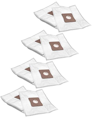 vhbw 20x Staubsaugerbeutel Ersatz für Severin BC7045, BC7055 für Staubsauger - Mikrovlies, 30,5cm x 21cm, Weiß