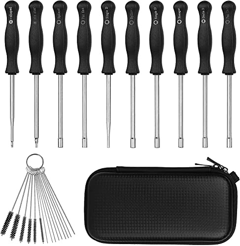 10PCS Vergaser Reinigung Werkzeug Schraubendreher Kit | Für Common 2-Zyklus Vergaser, Einstellung Kleine Motor, Carb Tune up Einstellwerkzeug