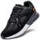 FitVille Extra Larghe Scarpe Uomo Sneakers Supporto per Arco Plantare Pianta Larga Scarpe da Ginnastica Comfort per Piede Piatto 42.5 EU XX-Larga Nero
