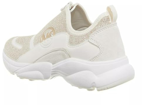 Michael Kors Damen Sami Zip Trainer Sneaker, Braun, 37 EU