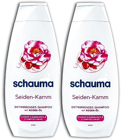 2 er Pack SCHAUMA Shampoo Seiden-Kamm 2 x 400 ml