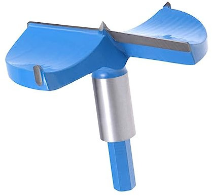 KhUKhu Forstner Drill Bits Tungsten Carbide Wood Hole Saw Opener Positioning Drill Bit 100mm*85mm Woodworking Hinge Drilling Bit Cutter