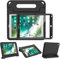 SINSO Étui pour enfants pour iPad 9,7 2017/2018, iPad Air 2 – Protection d'écran, coque antichoc avec poignée et support – Noir