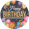 Dekora, Happy Birthday, Wafer Disc for Cake, Edible Cake Topper for Birthday Cake, Round 20 CM