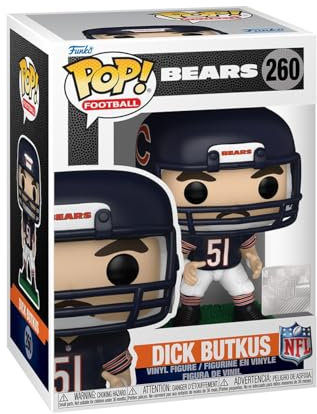 Funko Pop! NFL: Bears - Dick Butkus - NFL Legends - Vinyl-Sammelfigur - Geschenkidee - Offizielle Handelswaren - Spielzeug Für Kinder und Erwachsene - Sports Fans - Modellfigur Für Sammler