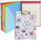 Skycase Notizbuch A4 Kariert - klemmbrett a4,Spiralblock Notizheft Ringbuch 25 x 32.5 cm, Notizblock Tagebuch Spiralbindung A4, Notebook Abreißbar 40 Seiten Linienpapier für Reisetagebuch,Weiß