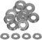 QUARKZMAN Rondelles Coniques M8, Diamètre du Trou 8mm/0,31, Rondelles en Aluminium pour Vis RC/FPV/PC/Drone/Accessoires Mécaniques, Lot de 10 (Gris)