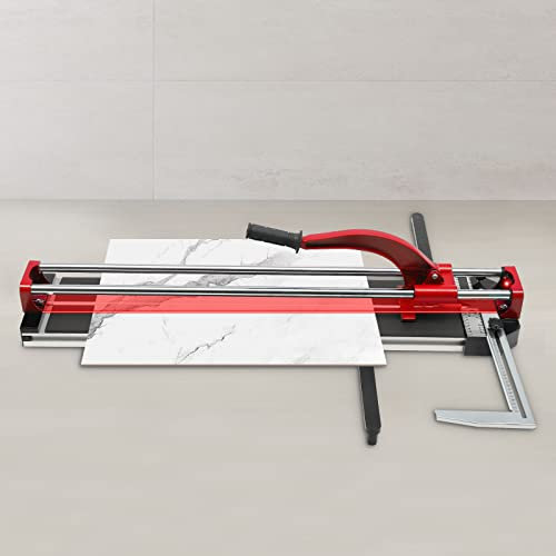 Tagliapiastrelle 80 cm doppio binario e supporti manuale 3/5 con precisione posizionamento a infrarossi manuale per tagliapiastrelle utensili per taglio di precisione (80 cm)