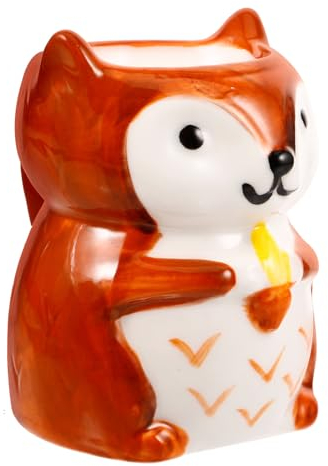 Gatuida Cute Cartoon Ceramic Cup Holder for Breakfast Adorable Easy to Clean for Home Restaurant and Party Use Breakfast Holder