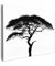 MuchoWow© Leinwandbilder 70x50 cm Wall Art Decoration Bilder für die Wand Schlafzimmer Deko Canvas Painting Wanddekoration Wohnzimmer Baum - Schwarz - Weiß - Modern - Lebensbaum