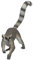Deluxebase Mini Animal Adventure Replicas - Ringelschwanzlemur Handbemalte realistische Lemur Figur. Kleine Kunststoff-Tierfiguren. Ideal Zoo Tier Spielzeug & Geschenke für Kinder.