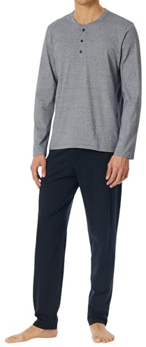 Schiesser Herren Langer Schlafanzug Pyjama Lang - 159633