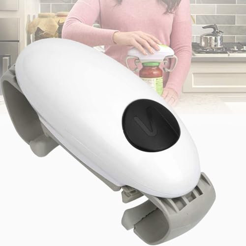 GAYAYAS Electric Can Opener Set, Automatic Can Opener, for Amateur and Professional Chefs, Can Openers for Seniors with Arthritis,Black