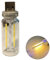 ohfruit Retro Auto Lampen USB LED Auto Innenraum Atmosphäre Lichter USB Automotive Innenraum LED Lampe Mini Fahrzeug Innenraum LED Licht für Auto Schlafzimmer Flur Warmweiß
