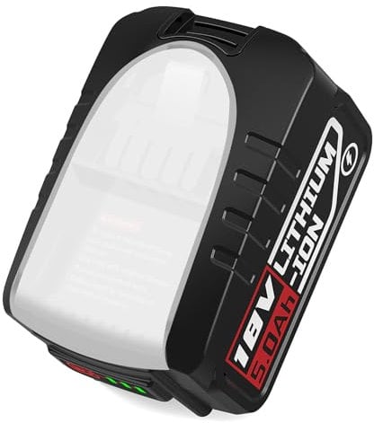 18V Ersatzakku für Bosch Haus und Garten 18V 5.0Ah Werkzeugeakku für Gloria akku Kompatibel mit Bosch 18V PBA PSB PSR