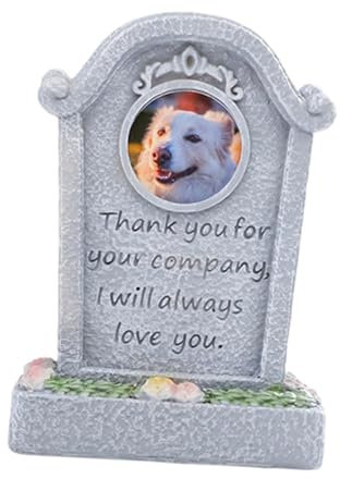 F Fityle Gedenkstein für Haustiere, Gartengrabstein, Trauergeschenk für verlorene Haustiere, Gedenkstein für kleine Haustiere, Haustier-Grabsteine für die, Begleiten